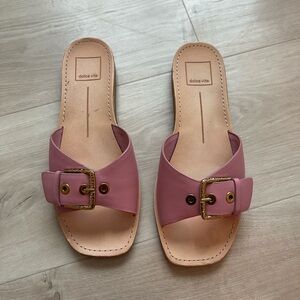 Dolce Vita Mauve Buckle Sandals